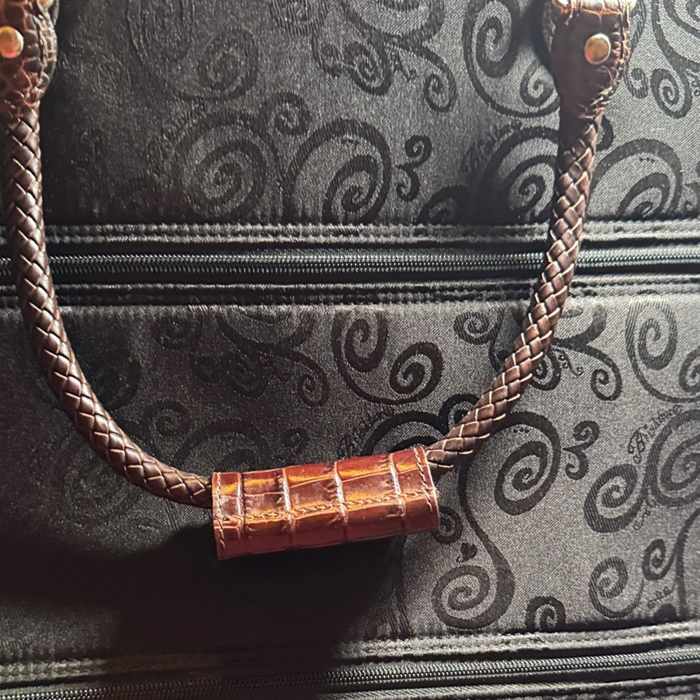 Brighton Croc-Embossed Leather Bag 18inches by 12. - Picture 8 of 16